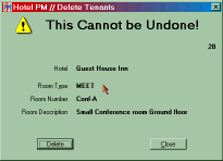 Delete a Room